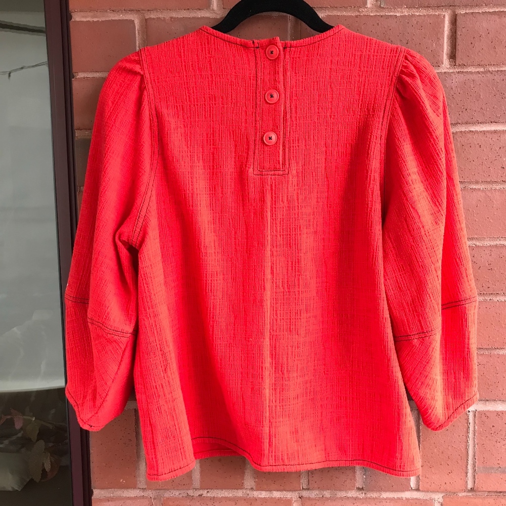 Anthropologie Puff Sleeve Top